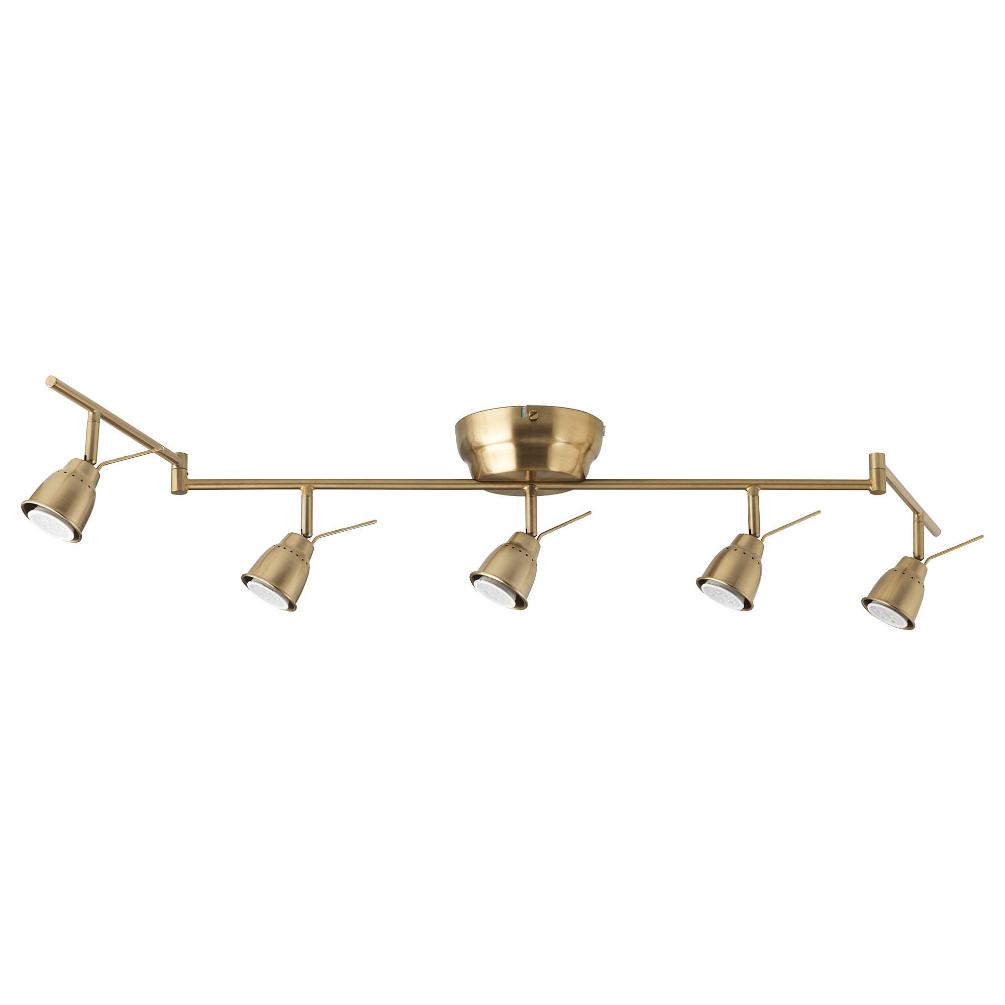 Barre de plafond 5 spots ProTuning laiton pour sublimer votre salle à manger