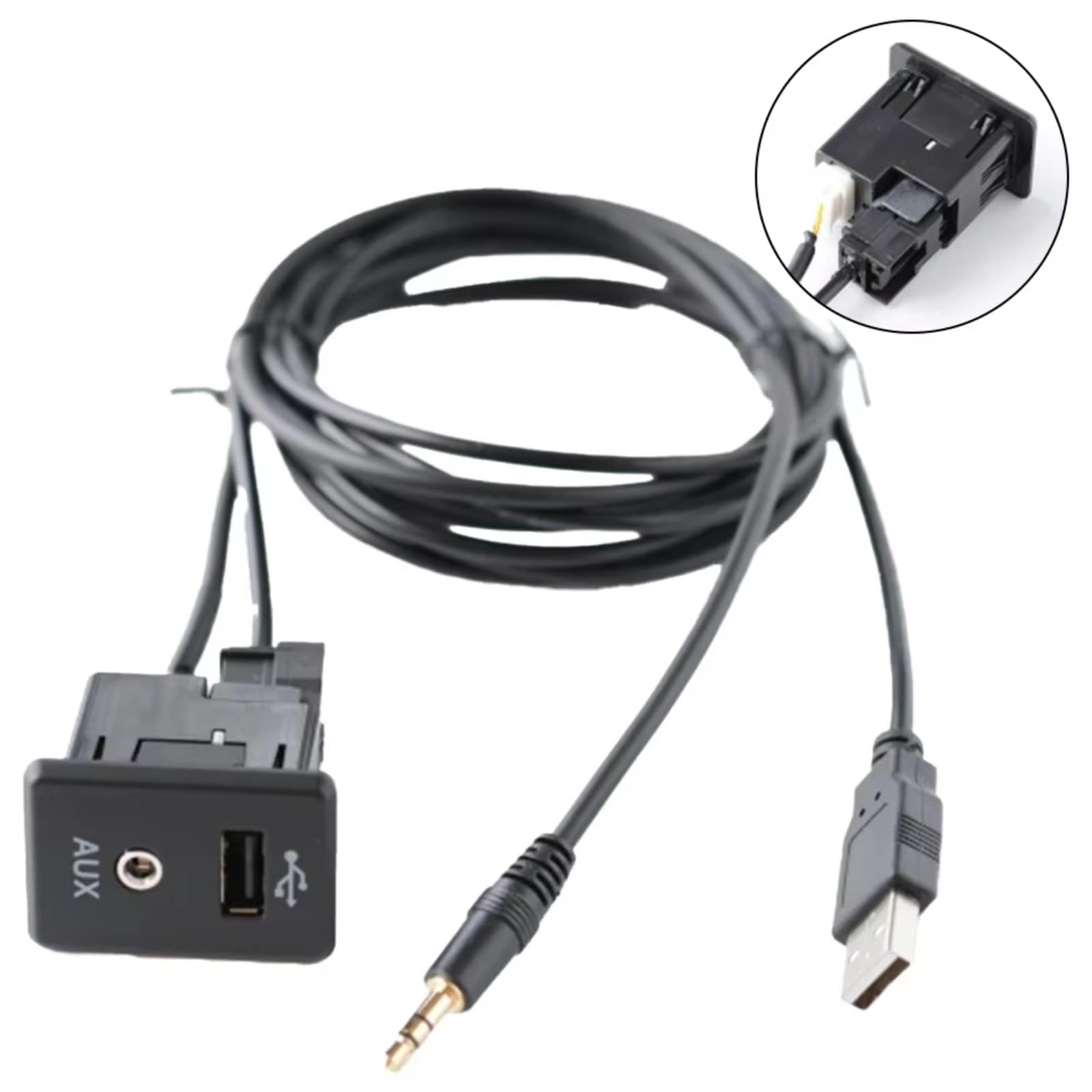 interfaccia USB AUX auto Presa USB Console Compatibile Con Nissan Per Frontier Per Rogue 2014-2017 Cavo Di Interfaccia Audio AUX Per Auto