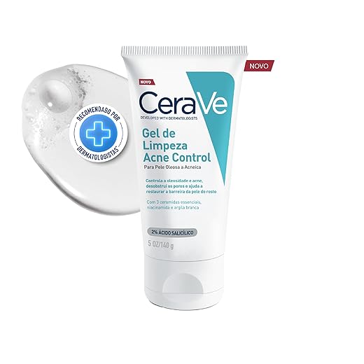 Cerave, Gel de Limpeza Acne Control com Niacinamida e Ácido Salicílico