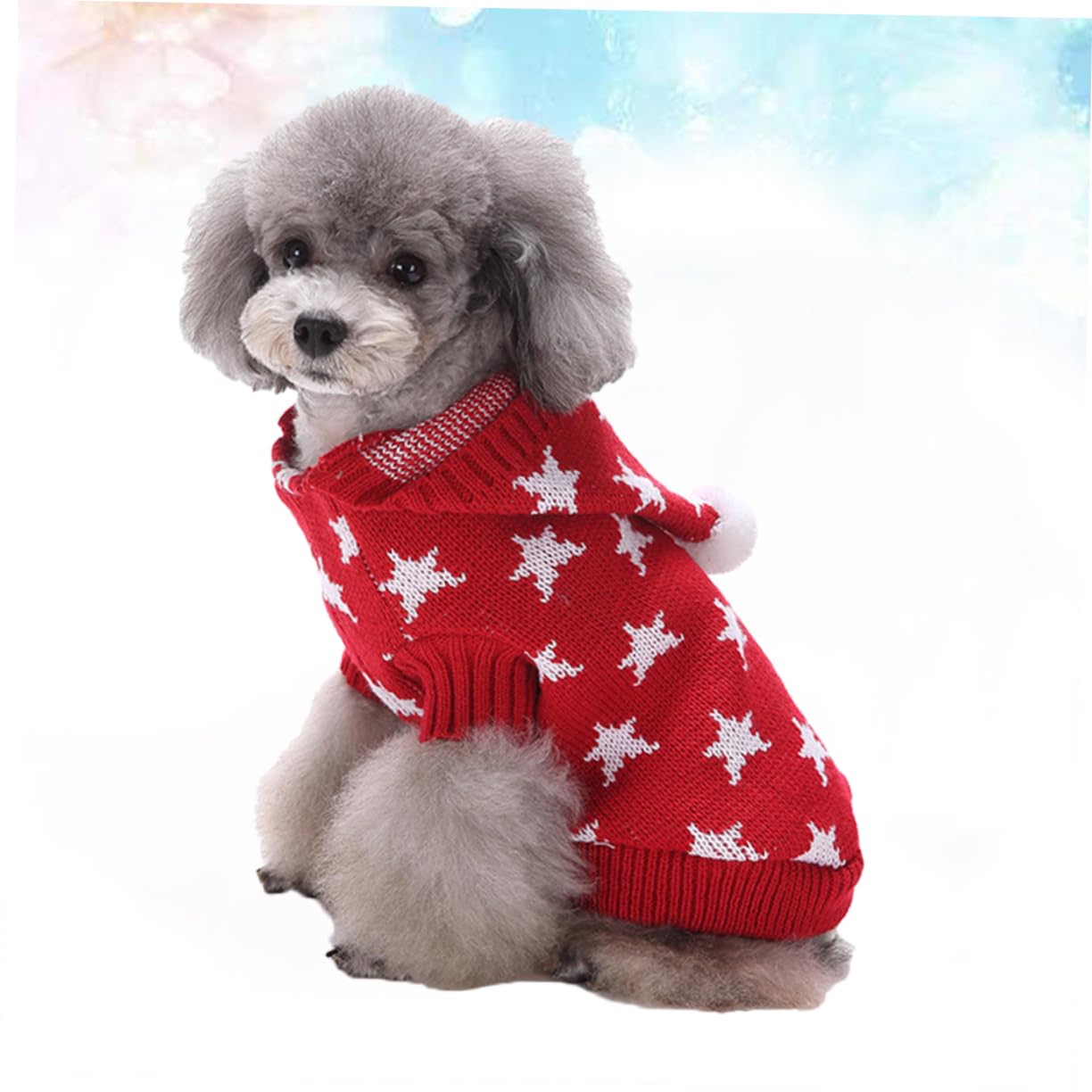 BESPORTBLE 3 Pz Vestiti per Animali Domestici di Natale Canna Maglione per Cuccioli Cappotto Invernale per Cani Maglioni Natalizi Maglione per Cani da Compagnia per Animali