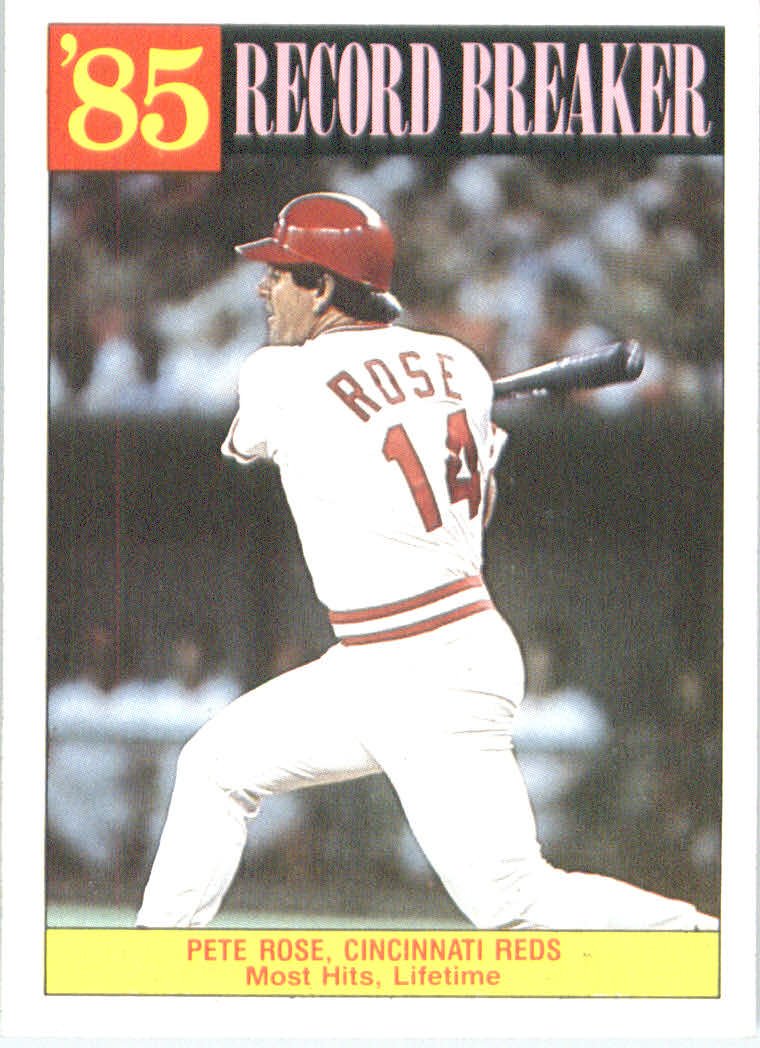 Amazon.com: 1986 Topps Baseball Card #206 Pete Rose : Collectibles & Fine  Art