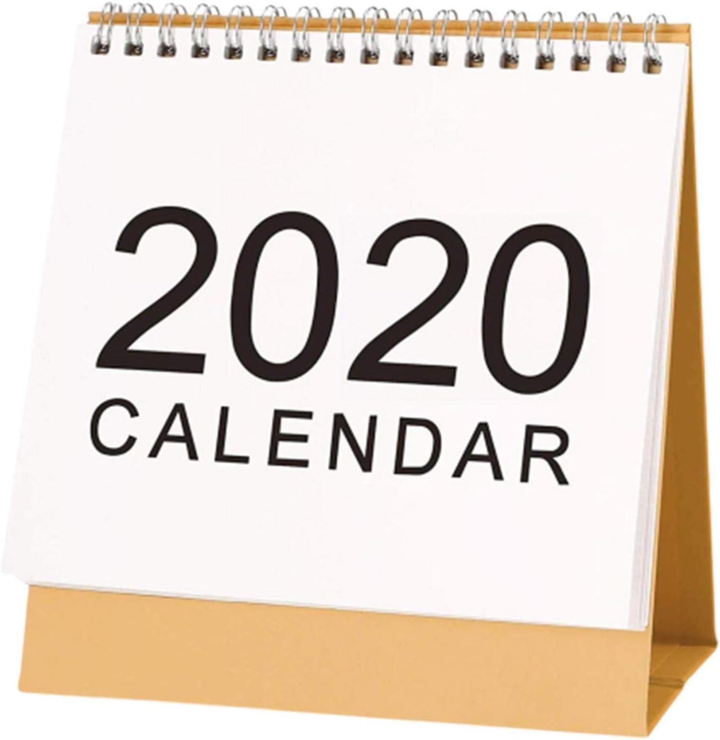 Bulary Desk Calendar 2019-2020 Monthly Desk, Desk-Top Flip Calendar Stand Up Office Table Planner Date Notepad For Classroom Family Or Business Office