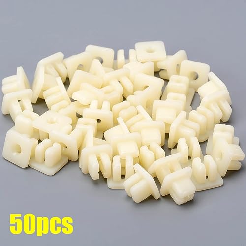 Miniatura 4 de OAUTOO 50 piezas de agujero de 0.335 x 0.335 in, tuerca de tamaño de tornillo #10 para Toyota 90189-06010, Mazda 9991-00-601, Nissan 96706-P0105,