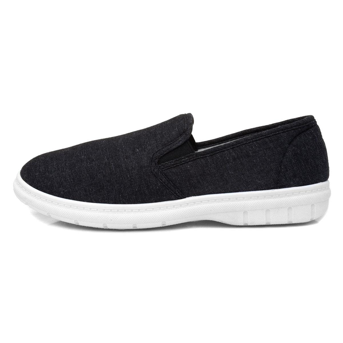 Mens Grey Twin Gusset Canvas