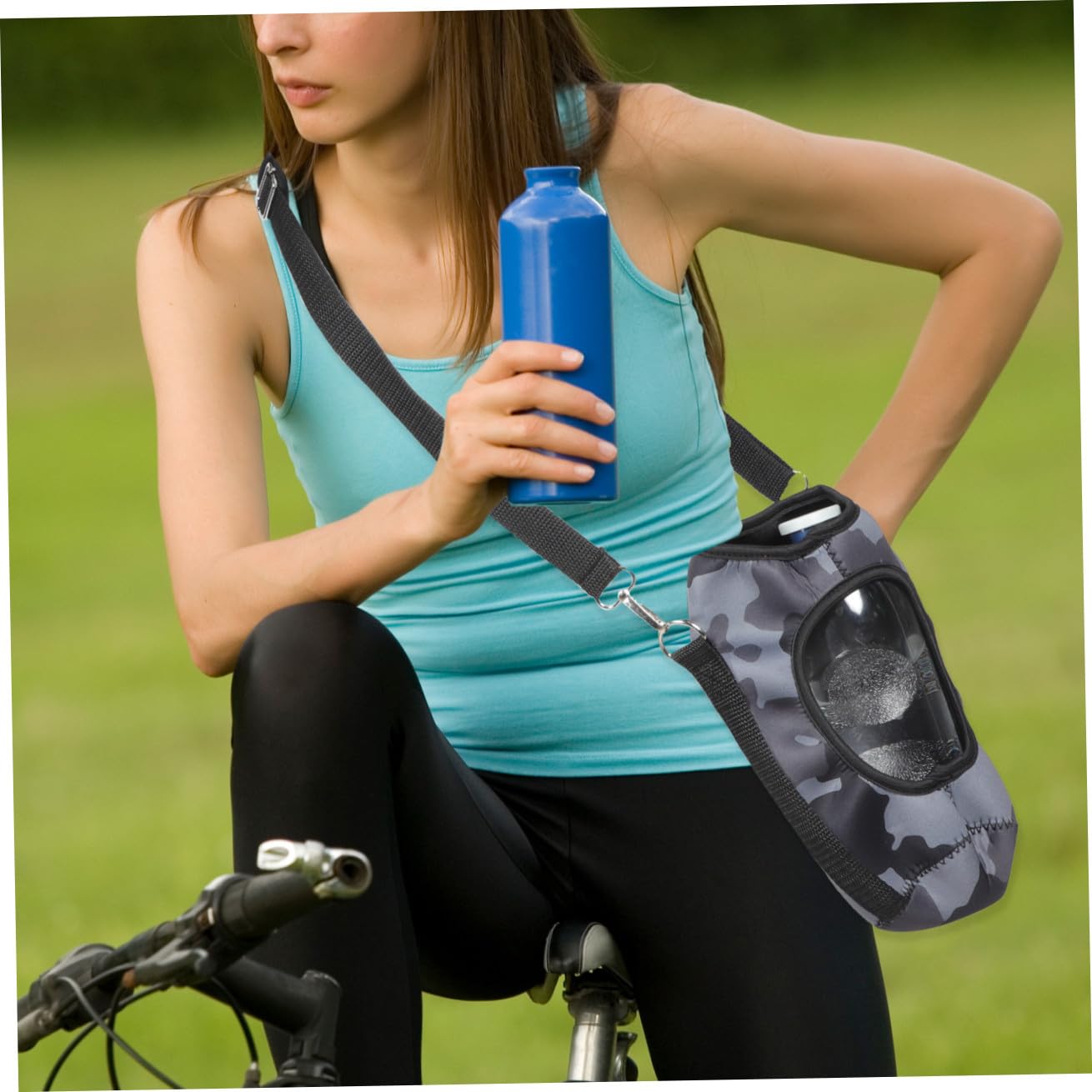 TOYANDONA Protector de Taza de Agua con Botella de Agua pequeño Deportes Cubrir Tapa de Botella Bolsa Porta biberones Soportes para Botellas de Agua Bolsa de Agua portátil portabotellas paño