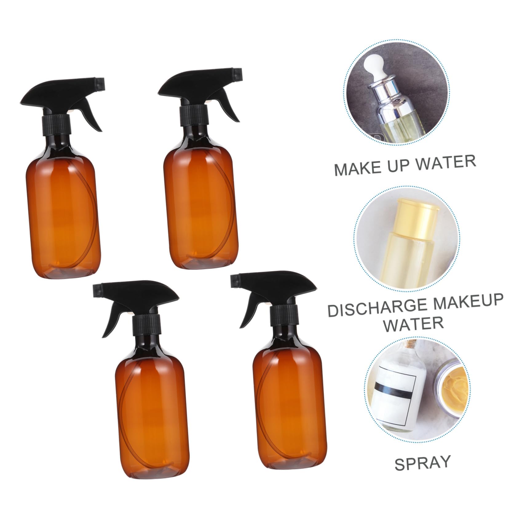 FRCOLOR 16stücke Pet Sprühflasche Für Ätherische Öle Und Flüssigkeiten Nachfüllbar Leicht Für Gartenpflege Und Haarstyling Ergonomisches Design Für Müheloses Sprühen