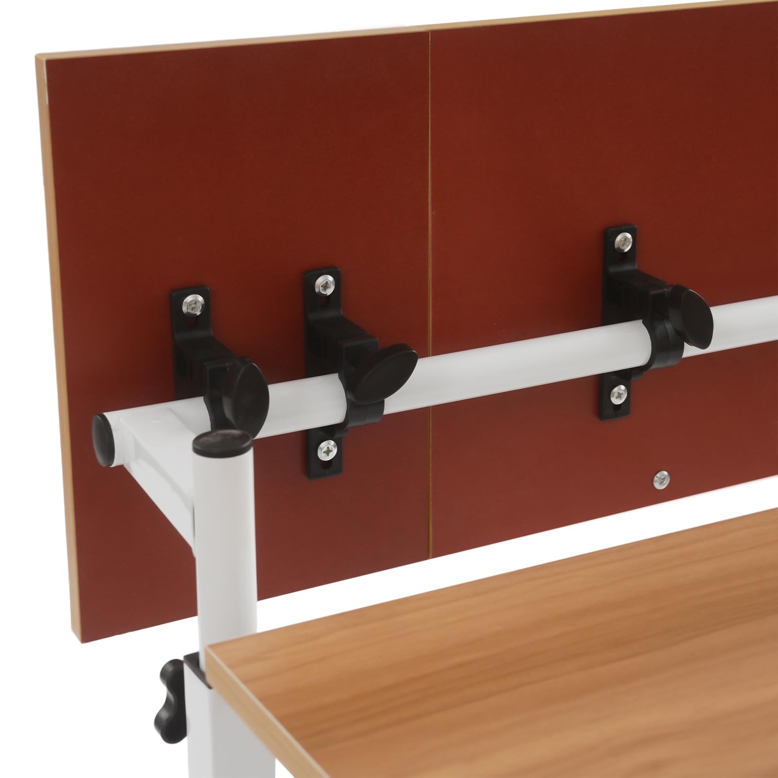 Foldable Standing Desk with Wheels Adjustable Height 26 4-45 3 Multi-Functional Computer Desk for Home Office 44lbs Load — view 8