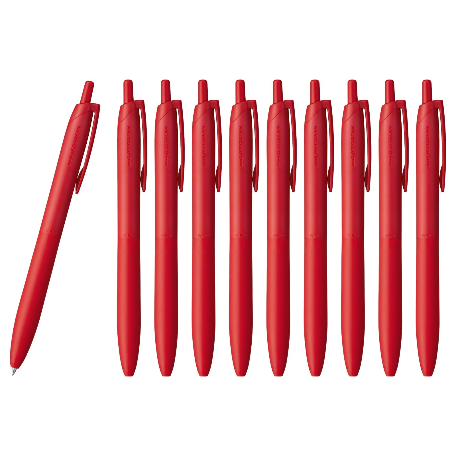 Mitsubishi Pencil Oil Based Ballpoint Pen Jet Stream Light Touch Ink 10 pcs 0.7 Red SXNLS07.15 10P