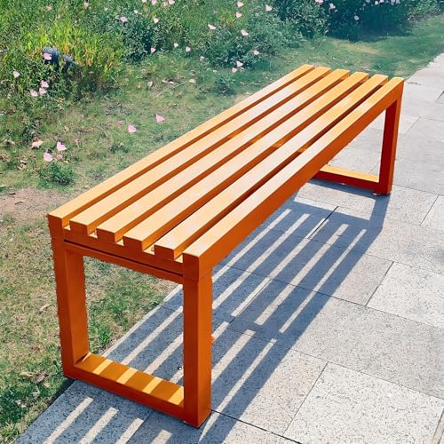 Banc d'extérieur résistant aux intempéries en fonte durable 101cm - 2