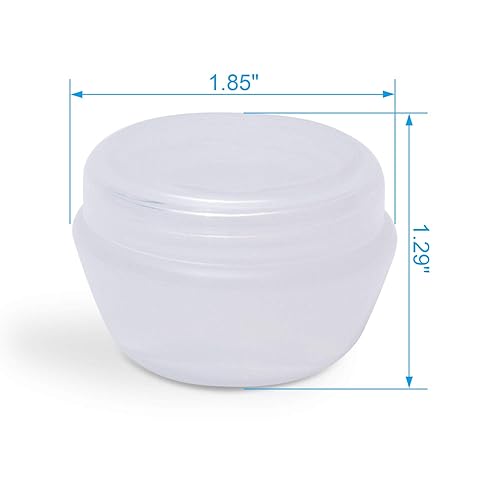 Miniatura 2 de AILEWEN - Juego de recipientes de viaje para crema de plástico para artículos de tocador, aprobados por la TSA, contenedor de maquillaje de tamaño