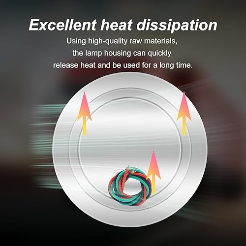 Miniatura 6 de Luces traseras redondas de 4 pulgadas de 24 LED, luces de freno de remolque, solo CC 24 V), luces de freno selladas impermeables compatibles con