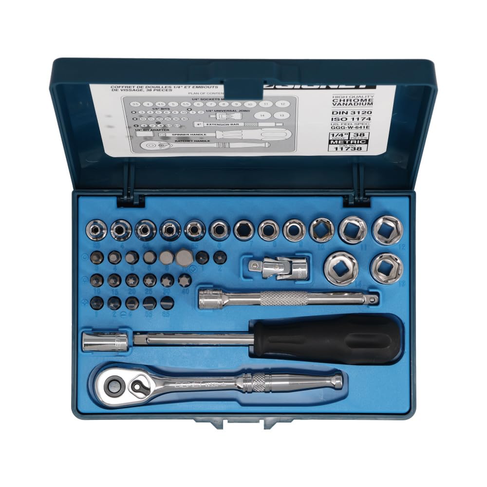 Amazon.co.jp: SIGNET(シグネット) 1/4ドライブ 38PC MM ソケット