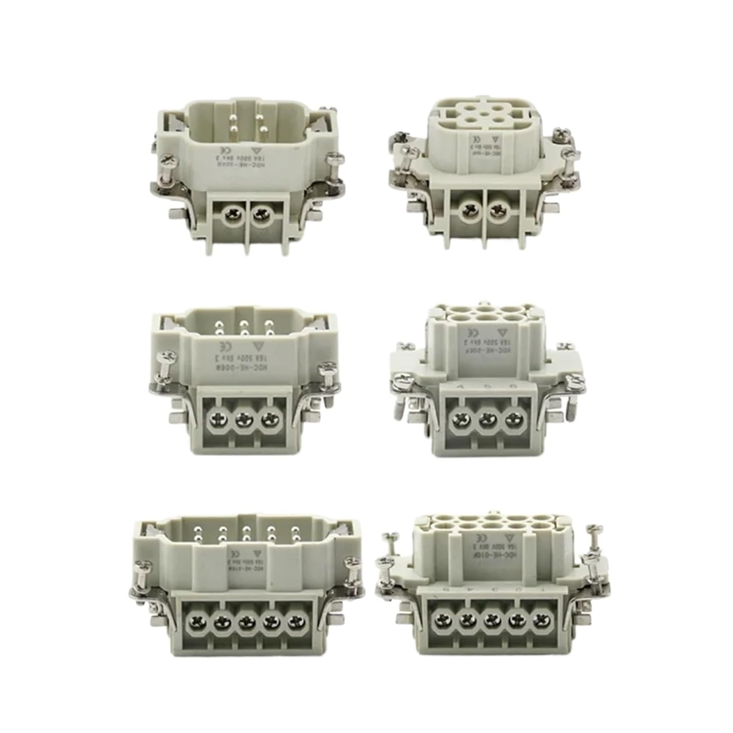 Heavy Duty Connector HDC-HE-4/6/10/16/24 16A500V Core(6 Female core)