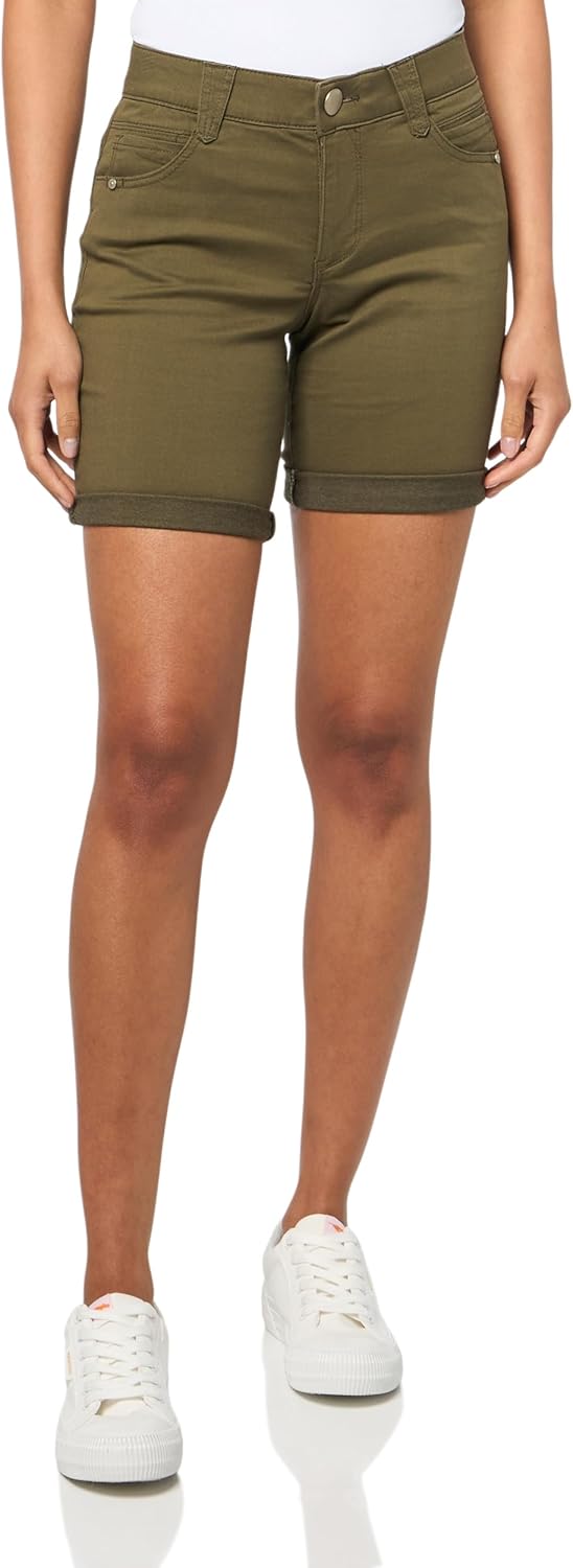 Democracy womens “ab”solution Cuffed Denim Short