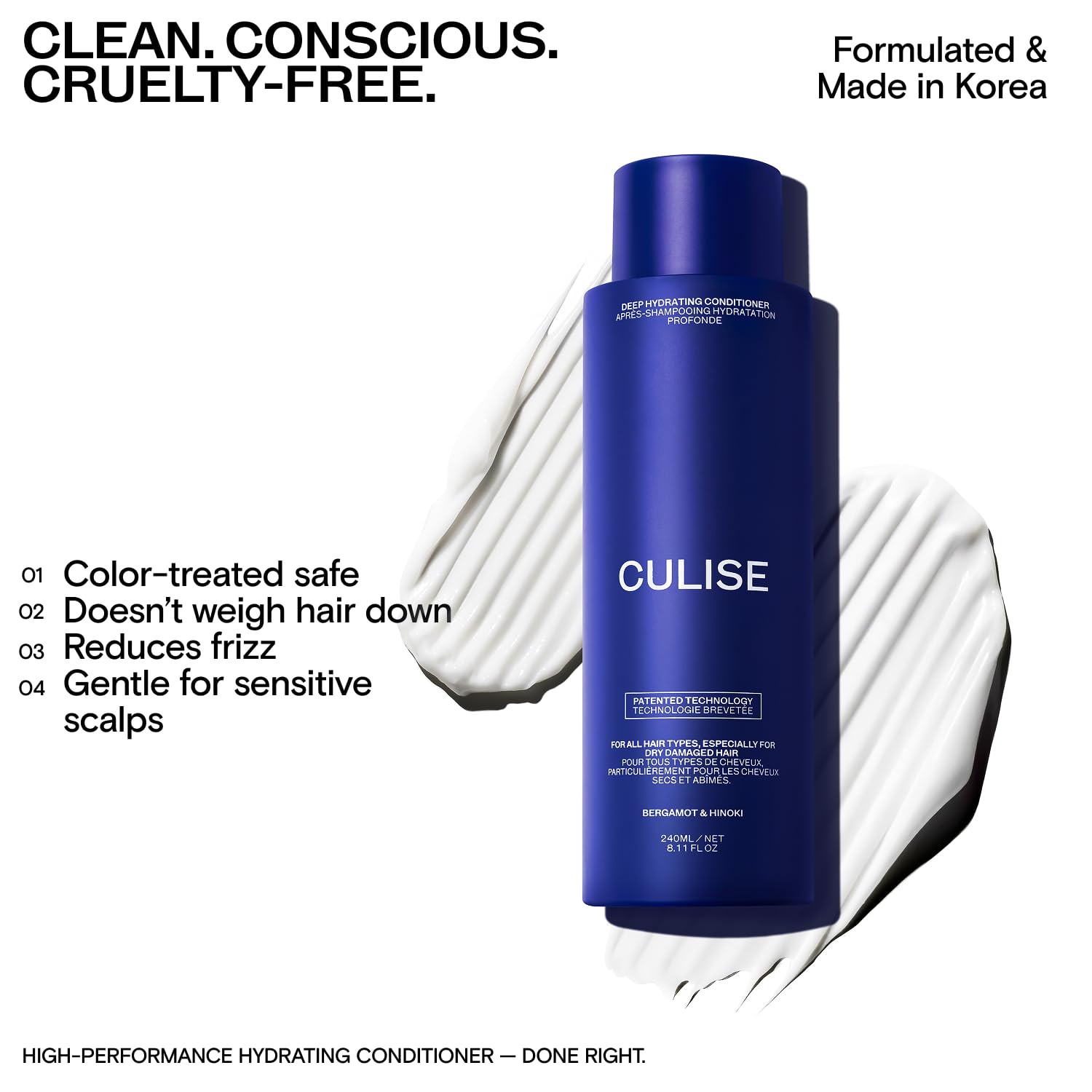 Korean Deep Hydrating Hair Conditioner for Dry, Damaged Color Treated - Softens, Detangles, Smooths - Rice Water, Hyaluronic Acid, Probiotics, Shea Butter, Deep Conditioner Care, 16-Week Supply - Image 9