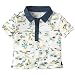 Soda Park Boys White Polo Shirt Hawaiian Shirt