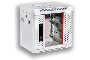 SOHO Mini 10' Rack for 10' Patch Panels, Shelves, and SOHO Active Components