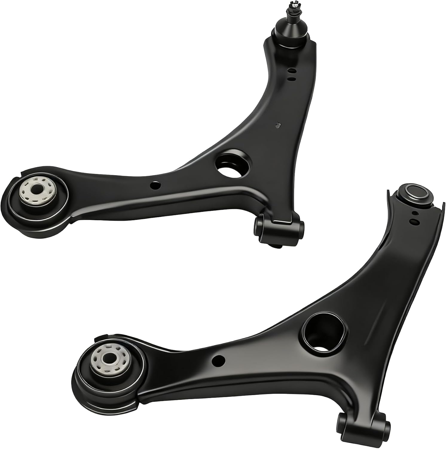 DRIVESTAR Front Lower Control Arms MS251001 MS251002, fit 2008-2013 for Chrysler Town and Country, 2008-2013 for Dodge Grand Caravan, 2009-2012 for Volkswagen Routan, with Ball Joint Bushing, 2PCS