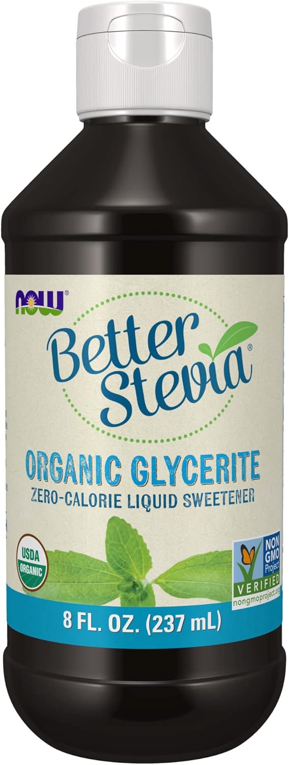 NOW Foods Stevia Glycerite Liquid Extract, 8Ounce Amazon.ca Health