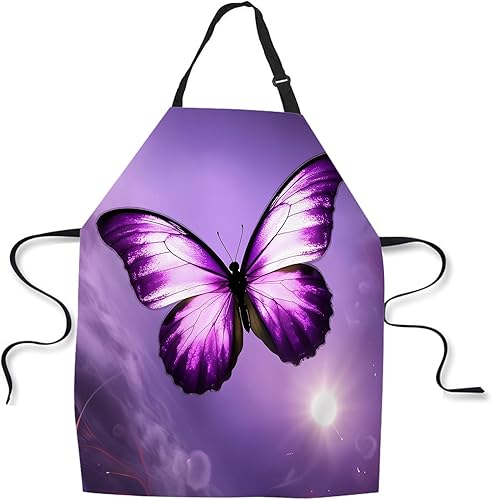 Miniatura 18 de Delantal de cocina vintage de béisbol con bandera estadounidense, delantal de chef casero, impermeable, para mujeres y hombres, 31 x 27 pulgadas