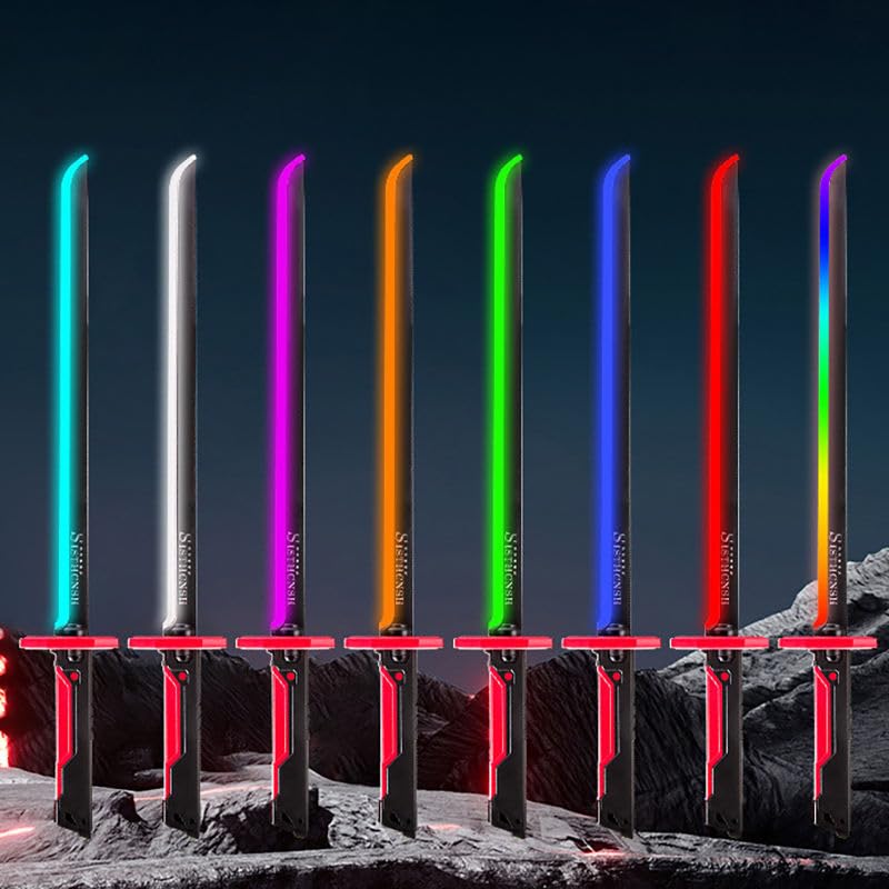 Image of Cable World LED Spark Sword with Sound and Fog, Type-C Rechargable, Sparks & Fog Effect with Hit Sensor Sound - Type-C Rechargeable LED Toy Sword for Kids and Adults