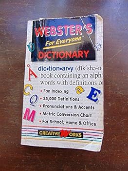 Paperback Webster's for Everyone Dictionary Book