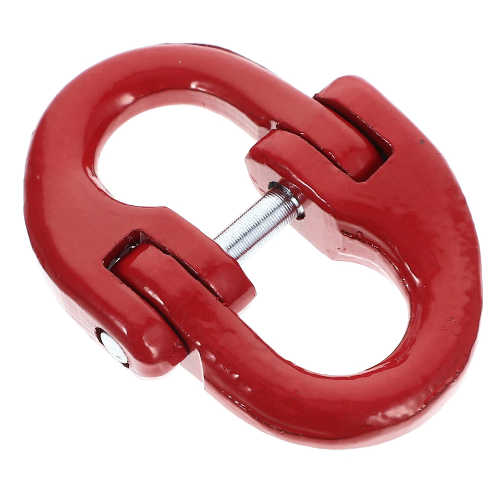 Connecteur De Chaîne En Acier 2 Tonnes – Pour élingue De Levage, Remorquage, Antichute, Dimensions 7,5x5x0,85 Cm, Finition Rouge - 11