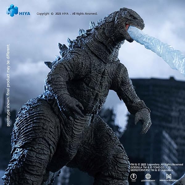 HIYA Exquisite Basic Series None Scale 7 Inch Godzilla 2014 Godzilla Translucent Ver. Action Figure-EBG0079 by Hiya Toys - Used condition - Image 6