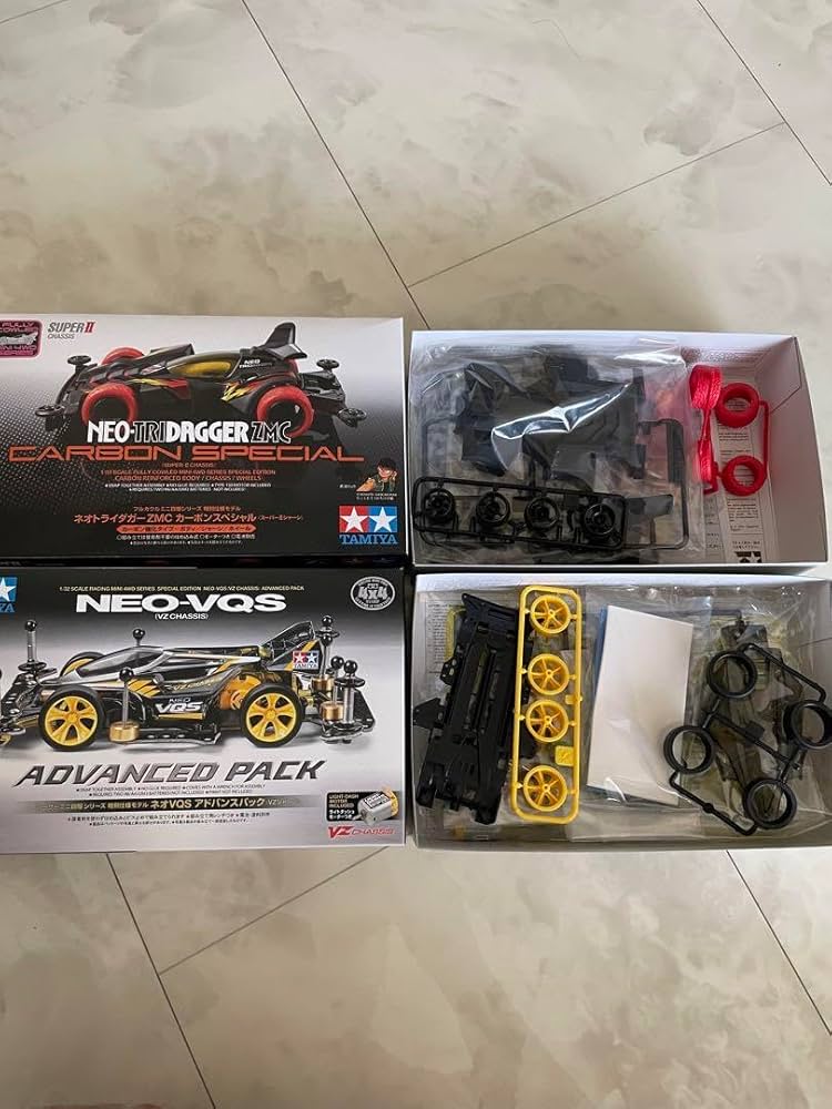 Amazon | ミニ四駆 ネオVQS アドバンスパック、ネオトライダガー
