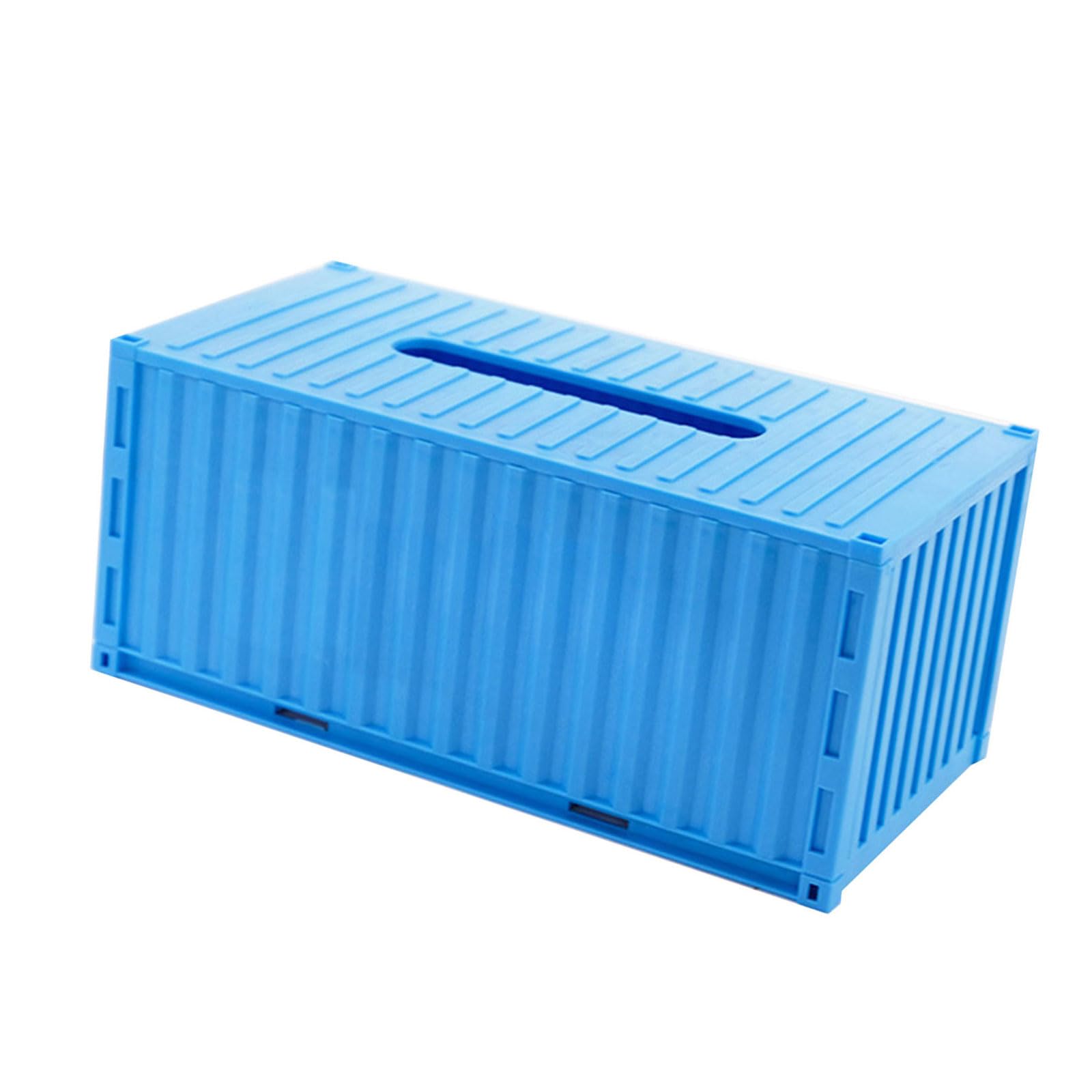 Tsophreniq Container Shaped Tissue Box Holder Napkin Dispenser for Bedroom Table Accessories Home Decoration Supplies Tissue Case