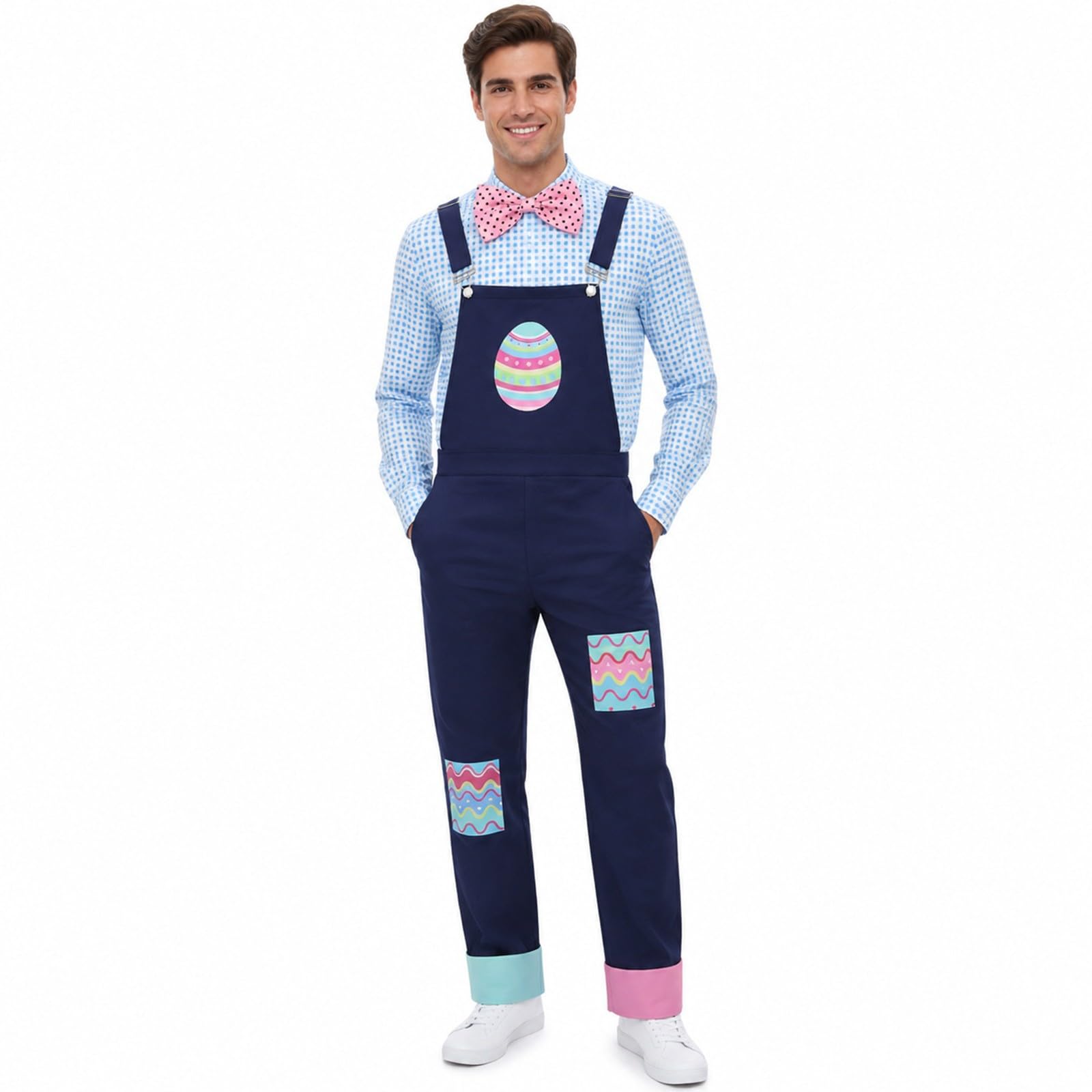 Jumpsuit Damen Sommer Kuschelig Latzhose Baggy Jeans Lange Hose Overall mit Verstellbaren Hosenträgern Arbeitshose Arbeitskleidung Cowgirl Kostüm Latzkleid Outdoor Streetwear