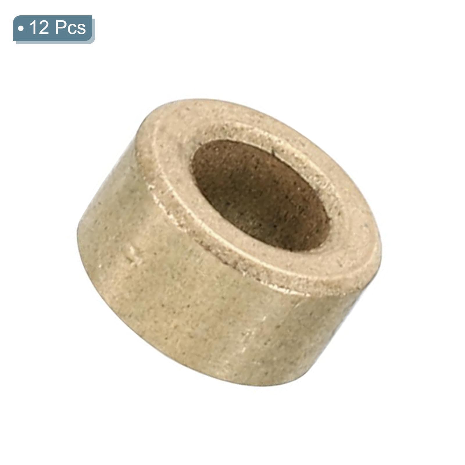 TOP-VIGOR 12Pcs M5 Brass Spacer, 5mm ID x 9mm OD x 4mm Length Metal Spacer - Image 3