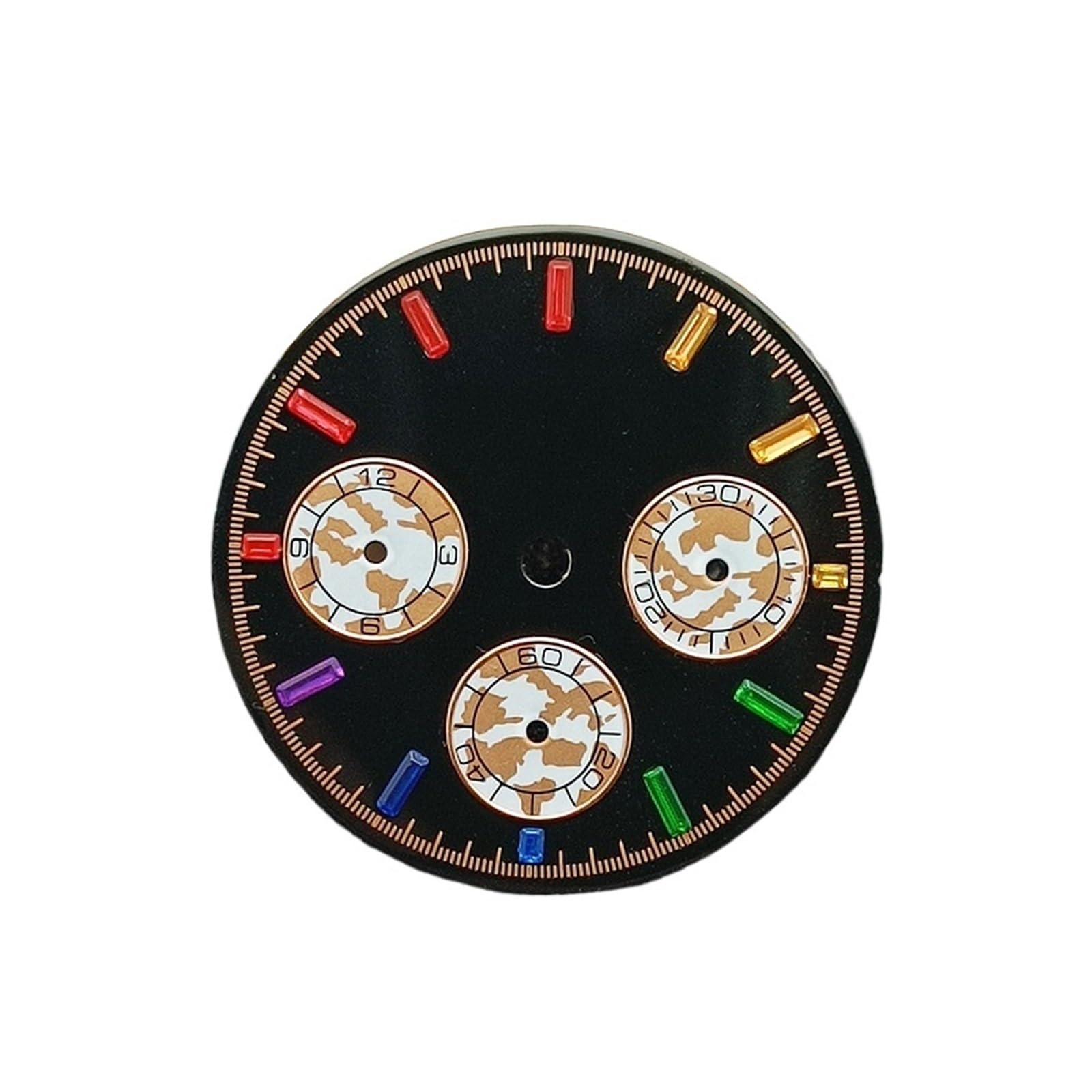 Generisch Zifferblatt Grün Leuchtendes 29-mm-Uhrenzifferblatt For VK63-Uhrwerk Herrenuhr-Zubehör