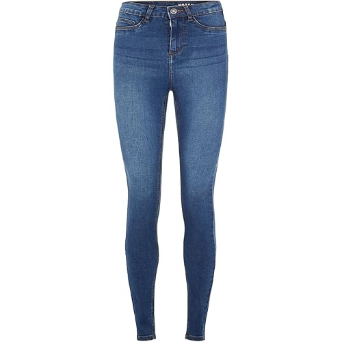 Noisy May Womens Skinny Jeans Casual Classic Medium Blue 6