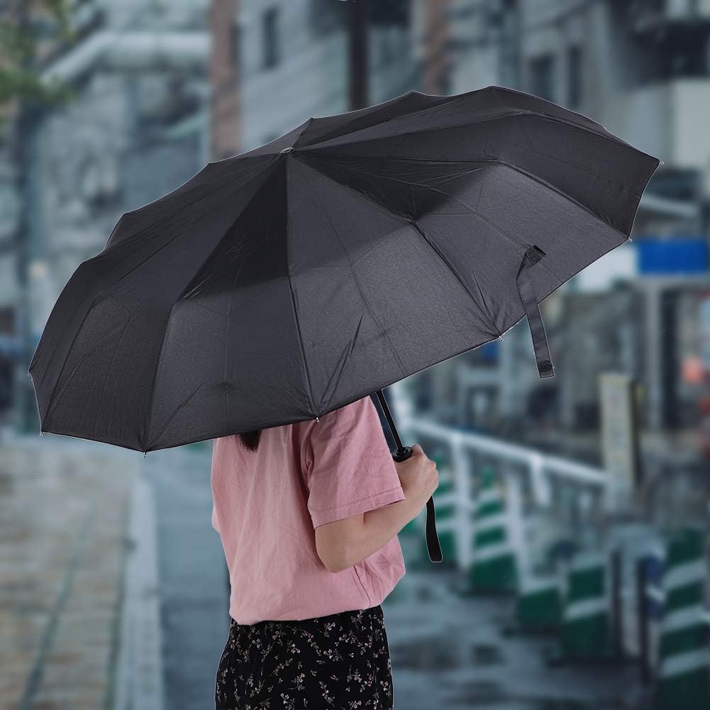Fully Automatic Umbrella Foldable Sun Umbrella Automatic Open Close Windproof Travel Umbrella with Sun Protection Mini Portable Home Automatic Open Umbrella
