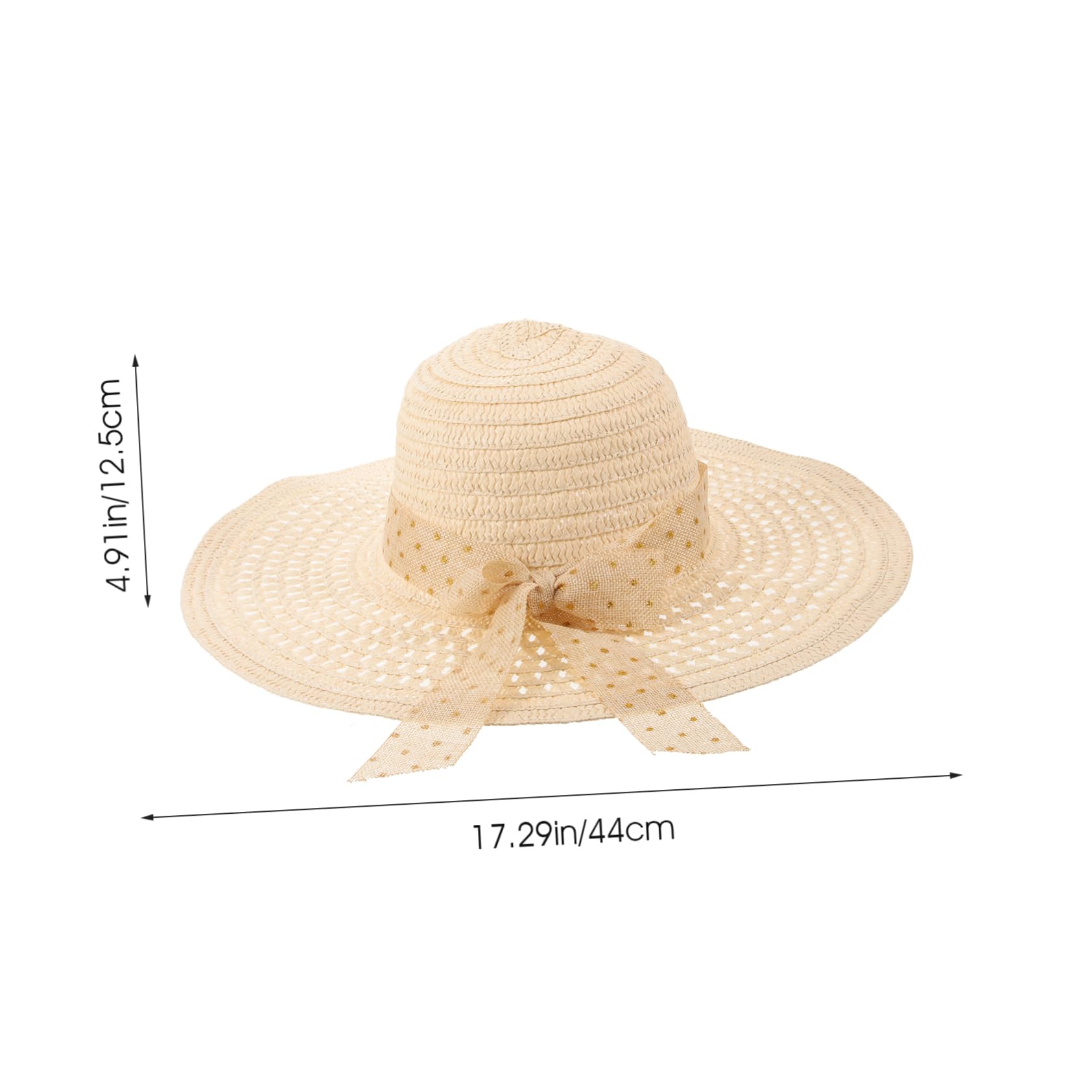 Kisangel Cappello Sole Intrecciata Cappello Multifunzionale con Visiera Larga per Spiaggia e attività e Traspirante Design Moda Facile Riporre