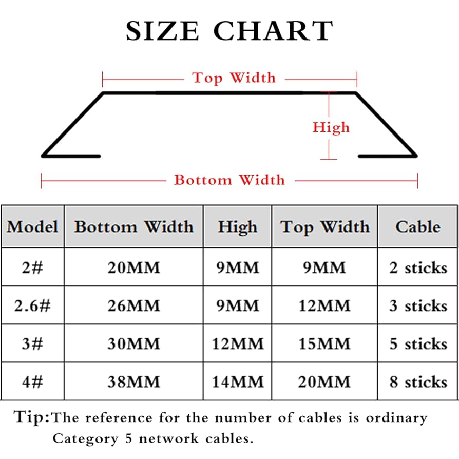 RobustWeg Speaker Wire Hider,Decorative TV Cable Tidy,Mini Trunking,Cable Cover,Electrical Cable Management,Hide Wires Self Adhesive Cable Tidy,Open Wire Duct,Cable Management For Home Office