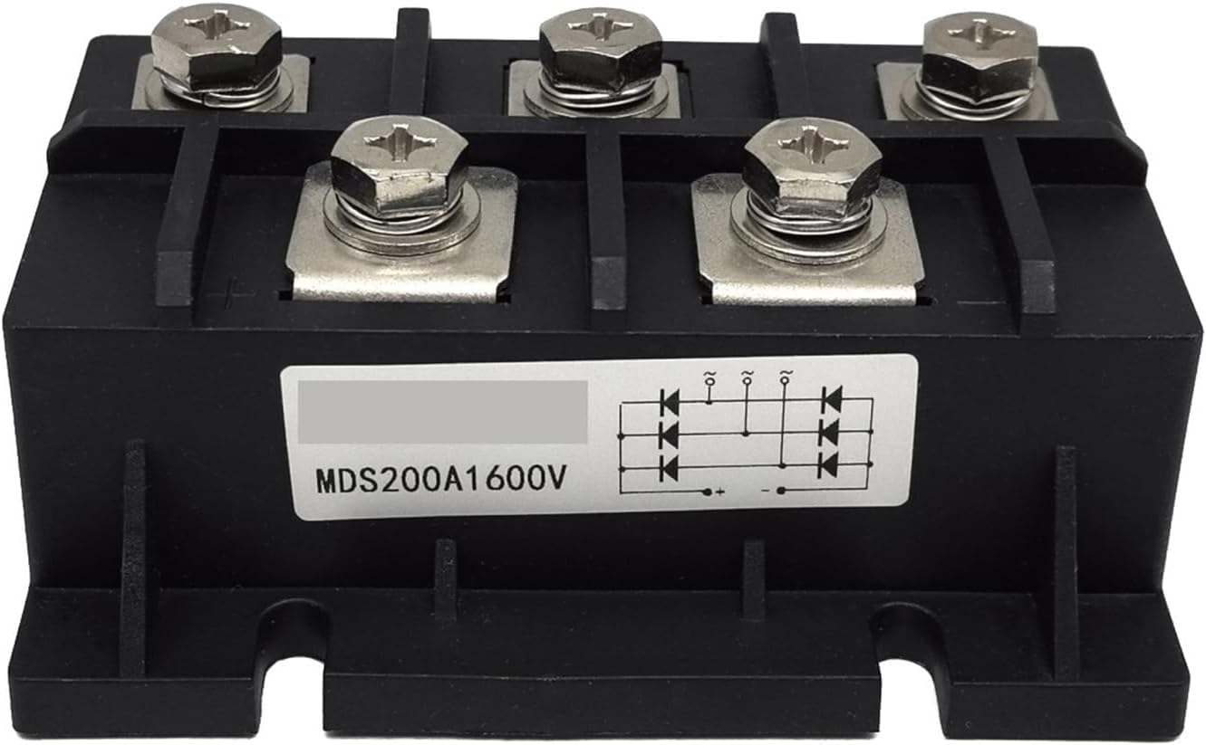 1pieces MDS200A 3-Phase Diode Bridge Rectifier 200A Amp 1600V Three Phase Bridge Rectifier