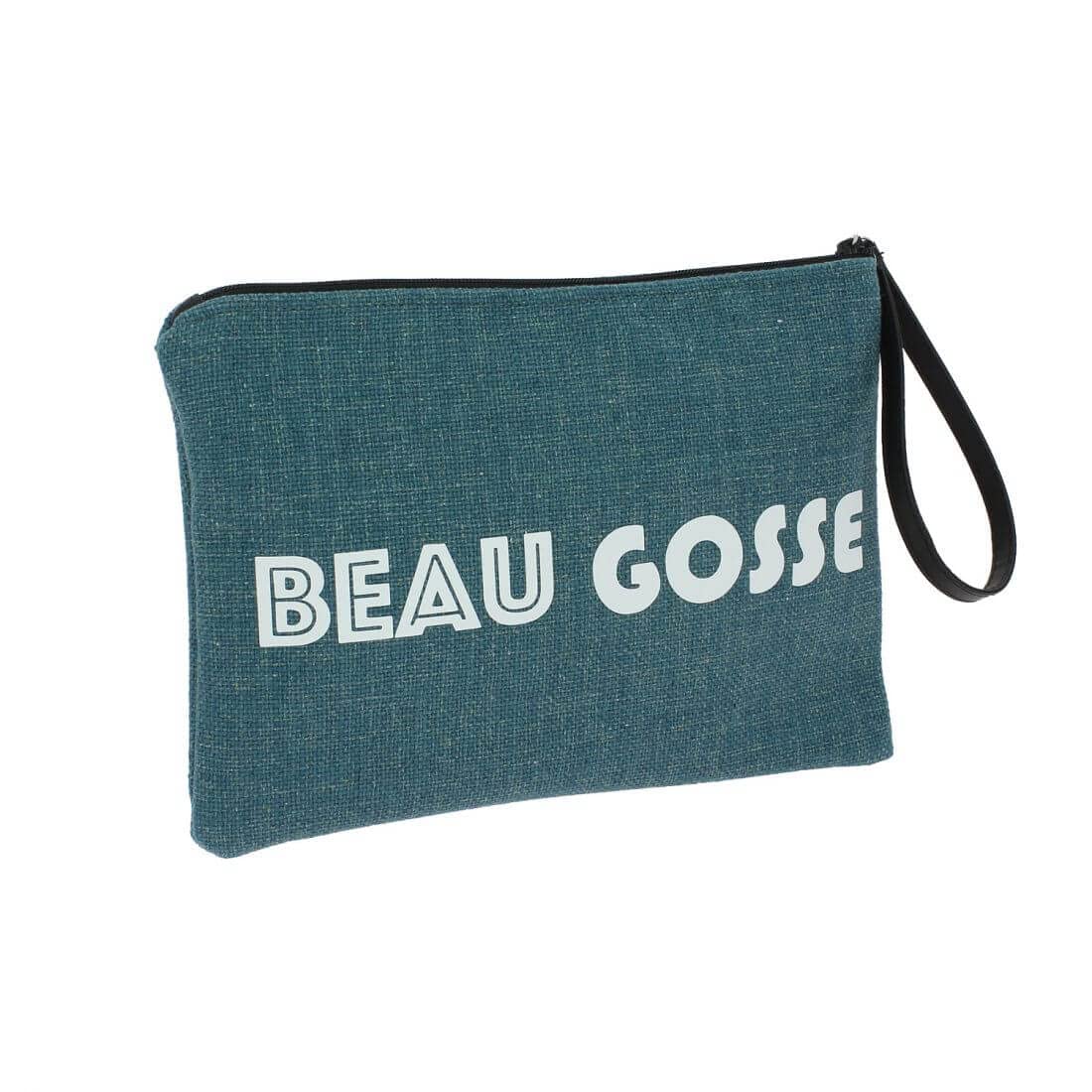 Trousse de toilette en tissu haut de gamme fabriquée en France par Emmanuel Création