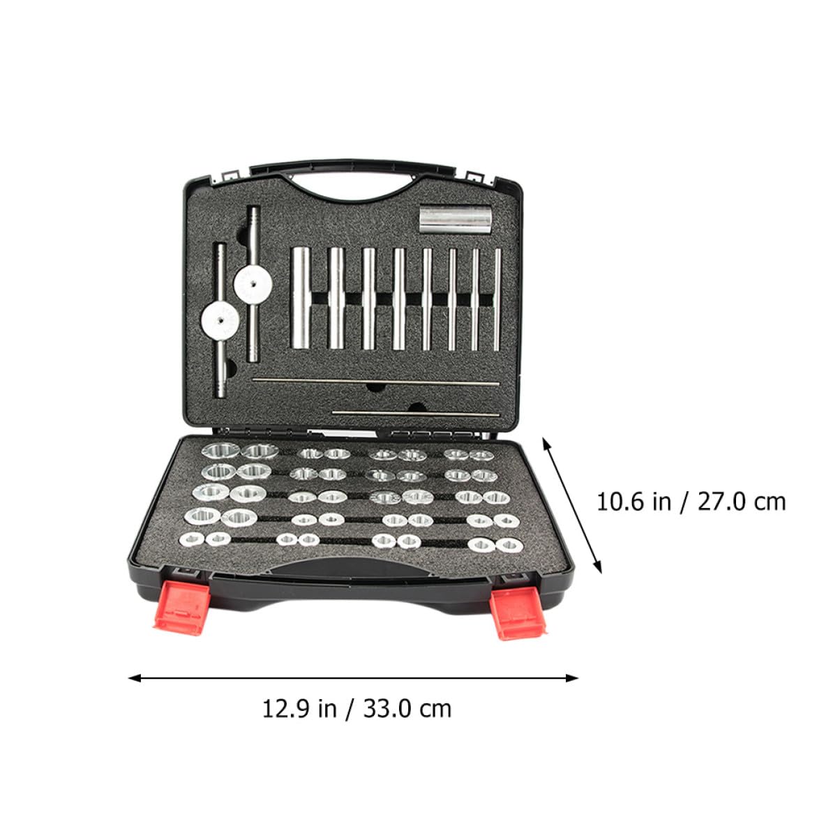 HEMOTON Juego de Prensa para Cojinetes de Bicicleta 1 Set Negro | Aleación de Aluminio Cnc, para Buje de Rueda y Mantenimiento Doméstico