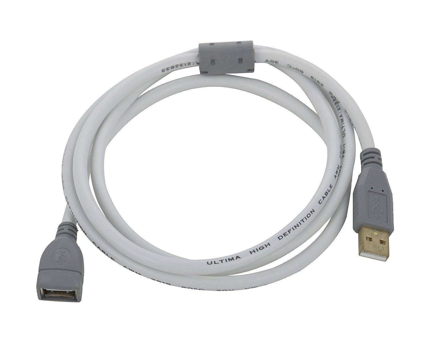 Ultima Cords & Cables Universal USB 2.0 Extension Cable - A-Male to A-Female Hi-Speed 480Mbps for Laptop PC Mac Printers with Suction Grip. (1.5 Meter) (B06ZYS6H58) Amazon Price History, Amazon Price Tracker