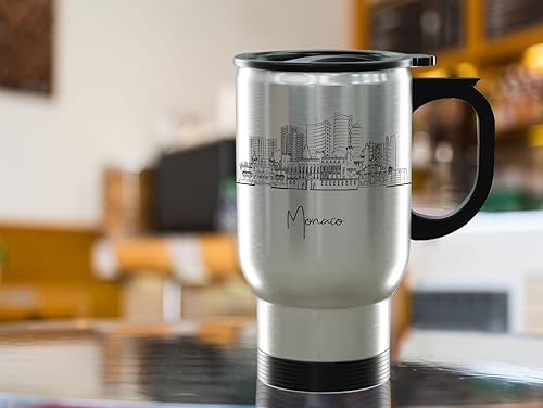 Miniatura 271 de Taza de cerámica Madrid Spain Skyline, taza blanca de recuerdo de Europa de 11 onzas, taza de café personalizada, regalo para cumpleaños, taza