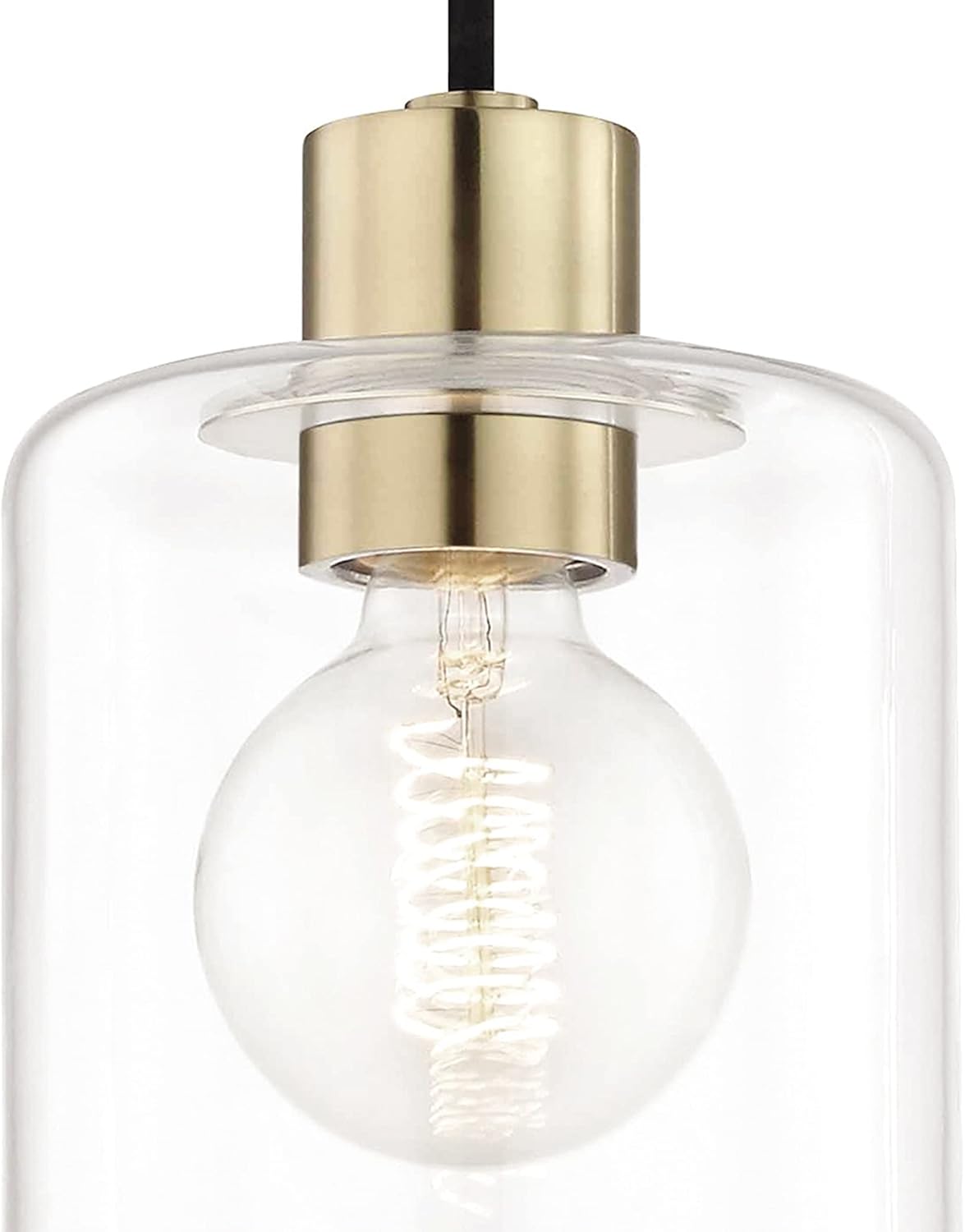Mitzi H108701-AGB Neko - 1 Light Pendant 8.25 inches Tall and 5.5 inches Wide - Aged Brass