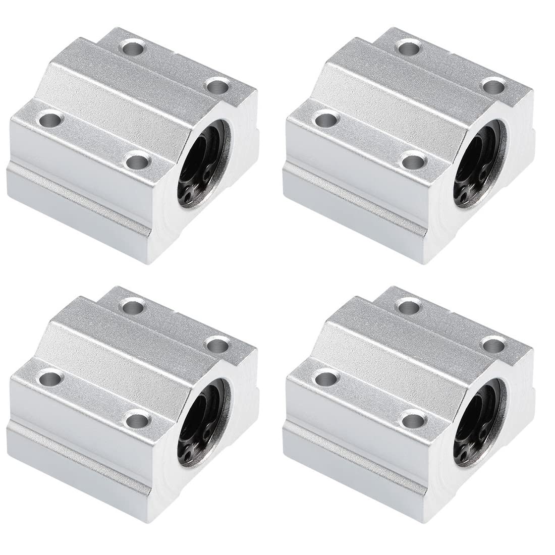 PATIKIL SCS10UU 10mm Foro Dia Lineare Sfera Cuscinetto Slitta Blocco Unità, 4pz