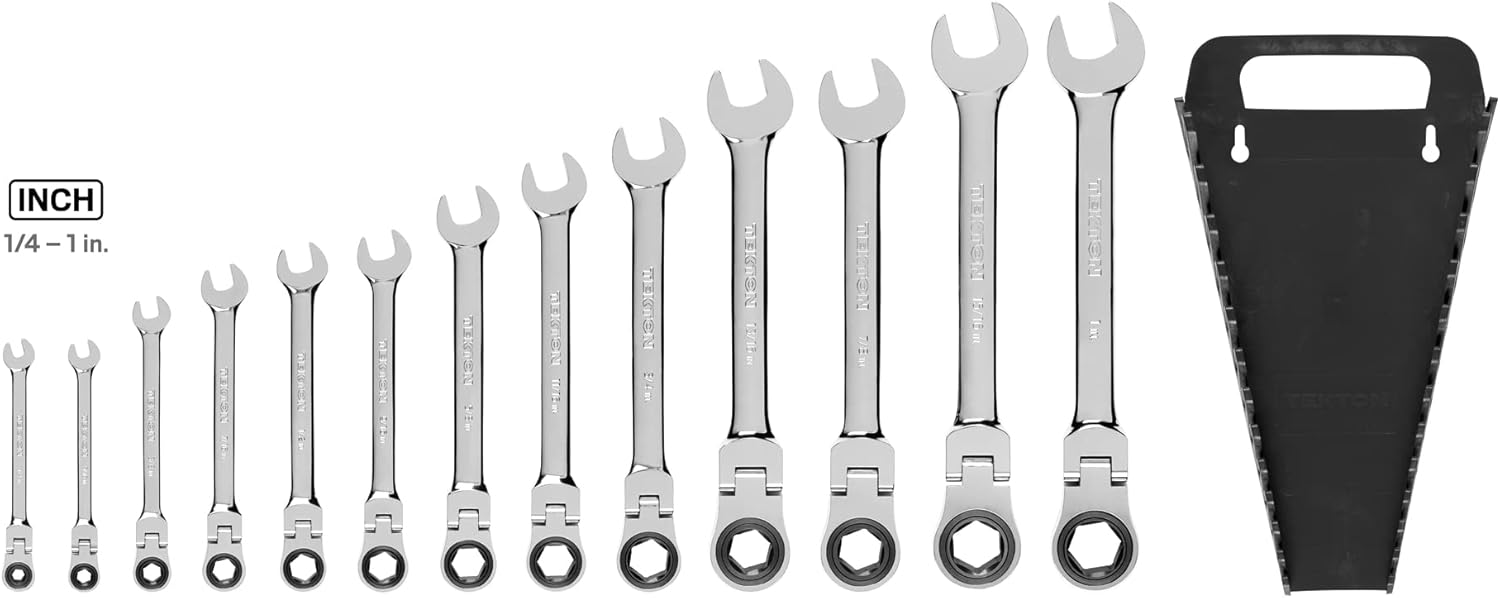 Suреr Chеар 🛒 TEKTON Flex Ratcheting Combination Wrench Set, 13-Piece (1/4-1 in.) - Holder | WRN57071