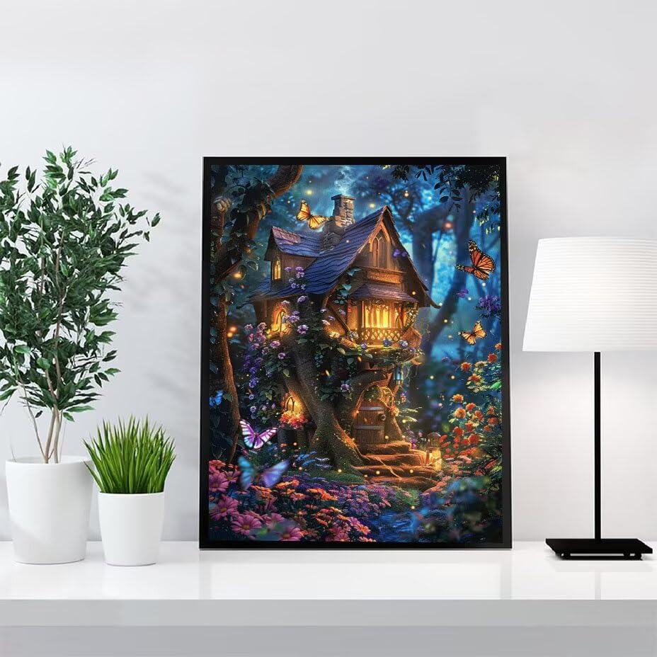 Diamond Painting Papillons 5D Grand Format Toile Complète - 3