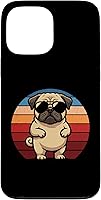 Vista 24 de Retro Pug Dog Mom Dog Dad Funny Pug Case for iPhone 17