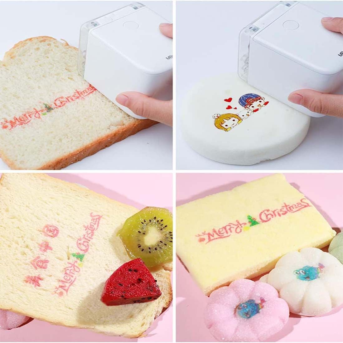 Impresora Eléctrica De Café Latte Art, Mini Impresora Portátil, Impresora Portátil De Tinta Comestible Para Alimentos, Para Pan, Café, Amantes De La Comida, Arte, Cocina, Helado