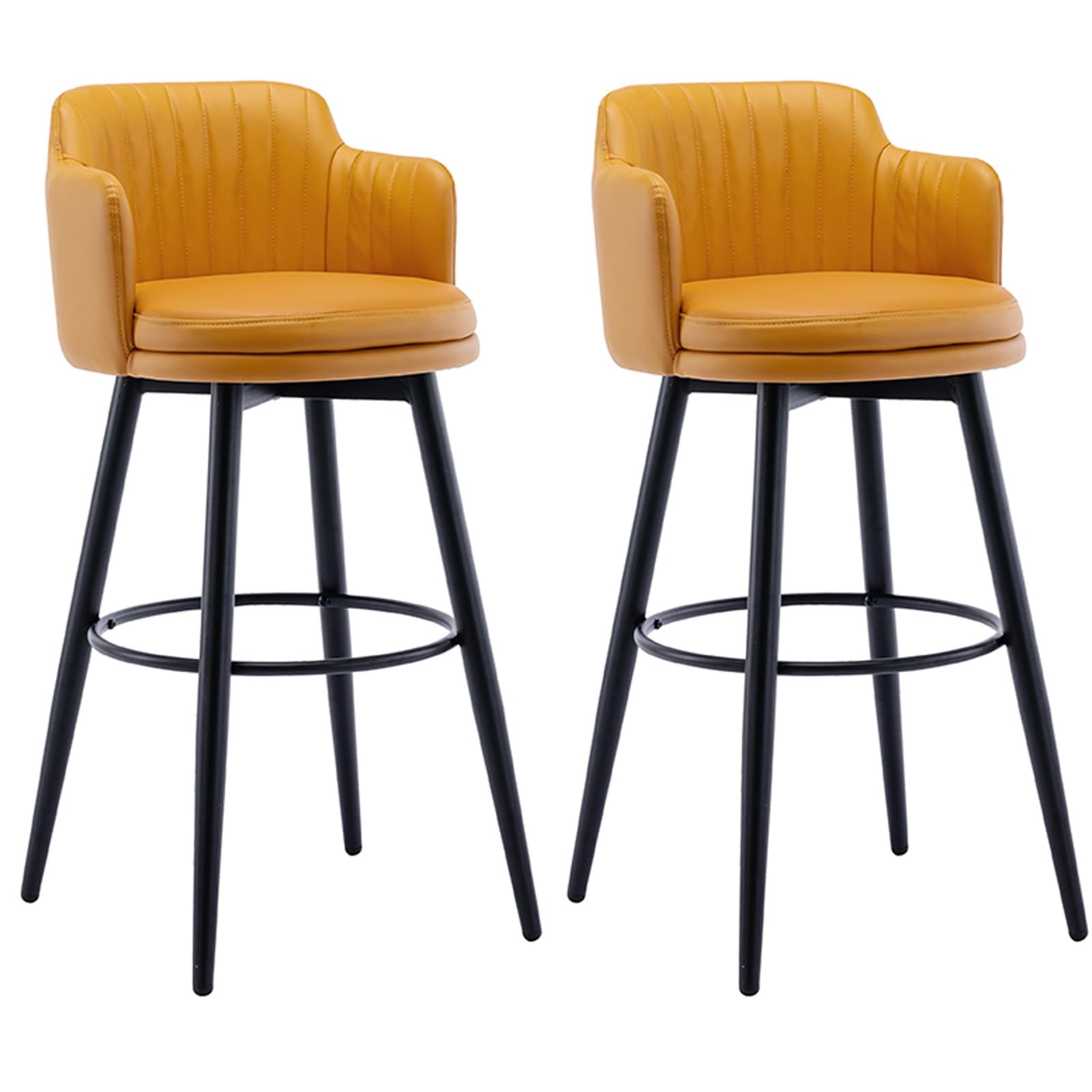 Tabourets de bar pivotants autour de l'îlot central de cuisine