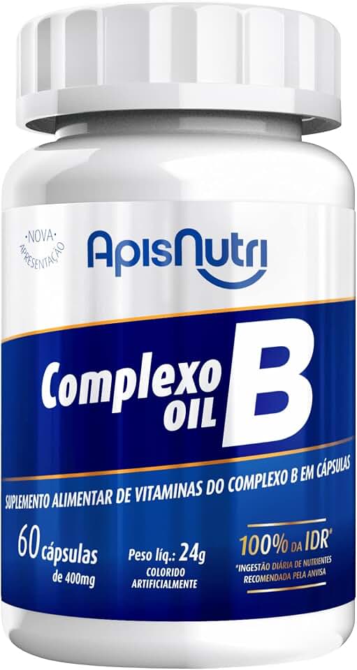Complexo B Oil 250mg (60 caps), Apisnutri